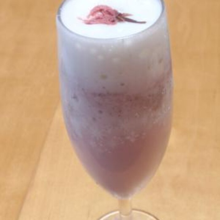 ス○バ風！？飲む桜餅☆さくらフラペチーノ